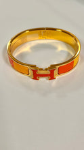 Hermès Rainbow & Gold H Clic Clac Bracelet