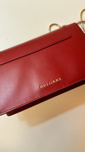 Bvlgari Bag, Ruby Red Calfskin Leather Serpenti Forever Crossbody