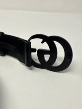 Gucci Black GG Leather Belt (size 85)