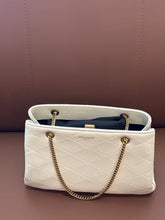 Saint Laurent Bag, Ivory Leather Melody Quilted Shoulder Bag