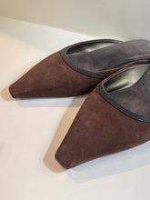 Brunello Cucinelli Shoes, Brown Suede Monili-Embellished Ballerina Mules (size 38)
