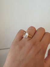 David Yurman Chatelaine Ring with Morganite and Diamonds in 18k Rose Gold, 11mm