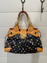 Louis Vuitton Bag, 2007 Black Monogram Multicolor Takashi Murakami Ursula Tote