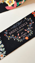 Hermès Silk ‘Brides de Gala en Fleurs’ Black Twilly