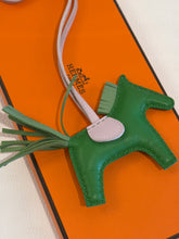 Hermès Green & Purple Rodeo PM Charm