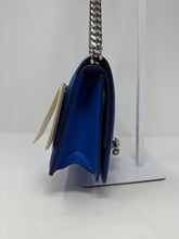 Alexander McQueen Bag, Blue Calfskin Small Slash Bag
