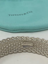Tiffany & Co. Sterling Silver Somerset Mesh Bangle Bracelet