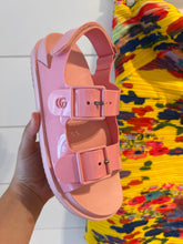 Gucci Shoes, Pink Rubber Mini Double G Isla Dad Sandals (size 40)