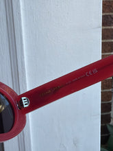 Celine Triomphe Milk Red Oval Sunglasses