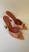 Amina Muaddi Shoes, Caroline Crystal Slide Mule Sandals (size 37)