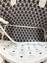 MCM Bag, White Leather Reversible Liz Medium Tote