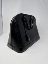 Louis Vuitton Bag, Black Epi Vernis Patent Leather Alma GM