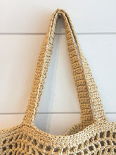 Prada Bag, Yarn Raffia Effect Crochet Logo Embroidered Tote Bag