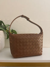 Bottega Veneta Bag, Wood Brown Nappa Intrecciato Mini Wallace Shoulder Bag