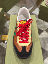 Gucci Shoes, Monogram Canvas ‘Dapper Dan’ Web G74 GG Sneakers (size 37.5)