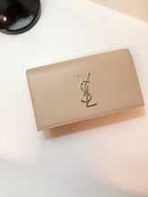 Saint Laurent Bag, Nude Grain De Poudre Classic Kate Monogram Clutch