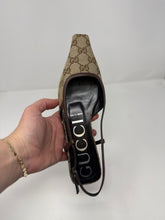 Gucci Shoes, GG Canvas Slingback Ballet Flats (size 36.5)