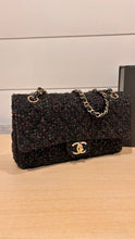 Chanel Bag, Black Sequin & Tweed Medium Double Flap Bag