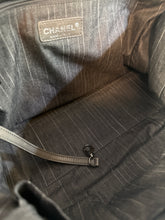 Chanel Bag, Black Lambskin Leather Quilted “In and Out” Maxi Shoulder Bag