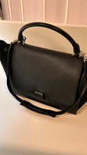 Celine Bag, Black Drummed Calfskin & Suede Trapeze Tote