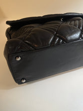 Chanel Bag, Black Lambskin Leather Quilted “In and Out” Maxi Shoulder Bag