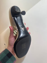 Prada Shoes, Silver Metallic d’Orsay Heels (size 41)
