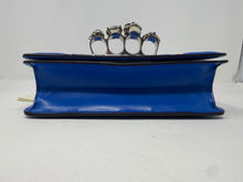 Alexander McQueen Bag, Blue Calfskin Small Slash Bag