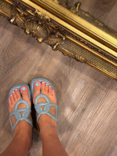 Hermès Shoes, Light Blue 2022 Gypsy Sandals (size 37)