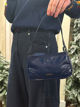 Burberry Bag, Blue Mini Patent Leather Pouchette