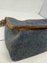 Saint Laurent Bag, Denim Suede Monogram Medium Niki Chain Satchel