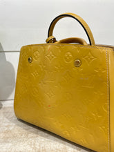 Louis Vuitton Bag, Gold Vernis Patent Leather Monogram Montaigne BB