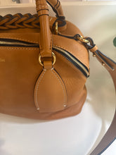 Chloé Bag, Saddle Brown Leather Daria Medium Shoulder Bag