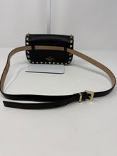 Valentino Bag, Black Leather Rockstud Belt Bag