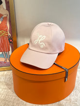 Hermés Rose Sepia Cotton Twill Serena Nautic Hat