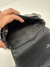 Chanel Bag, 2013 Black Caviar Leather Half Moon Wallet On Chain