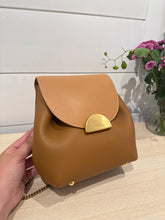 Polene Camel Leather Numéro Un Mini Crossbody