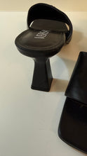 Versace Shoes, Black Medusa Leather Sandals (size 36.5)