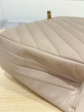 Chanel Bag, Taupe Calfskin Chevron Quilted Medium Statement Flap Bag