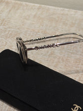 Chanel Transparent Grey Oval Sunglasses