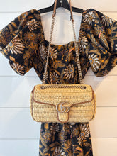 Gucci Bag, Gg Marmont Woven Medium Shoulder Bag