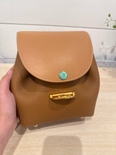 Polene Camel Leather Numéro Un Mini Crossbody