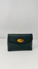 Mulberry Green Leather Darley Cosmetic Pouch