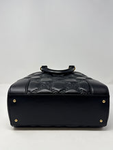 Gucci Bag, Black Leather GG Matelassé Small Top Handle Tote