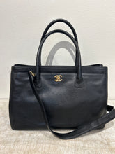 Chanel Bag, Black Calfskin Cerf Executive Shopper Tote