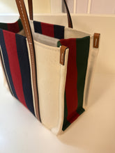 Gucci Bag, Canvas Calfskin Web Small Interlocking G Tote Bag
