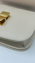 Celine Bag, Cream Box Calfskin Medium Classic Box Bag