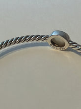 David Yurman Sterling Silver Moon Quartz 3mm Color Classics Four Station Bangle Bracelet
