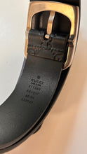 Gucci Black GG Guccissima Leather Belt (size 85)