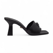 Versace Shoes, Black Medusa Leather Sandals (size 36.5)