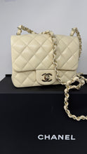 Chanel Bag, 2026 Cream Lambskin Quilted Leather Mini Square Flap Bag